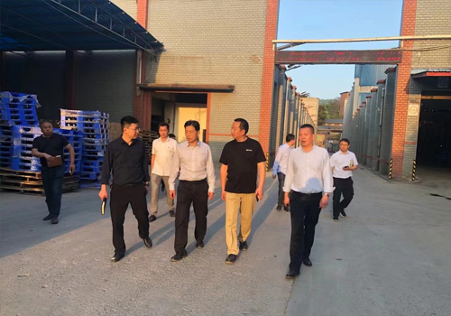 榮昌區(qū)區(qū)委常委、組織部部長(zhǎng)、高新區(qū)管委會(huì)黨工委書記李皓率區(qū)經(jīng)信委等部門負(fù)責(zé)人到我司調(diào)研視察工作。